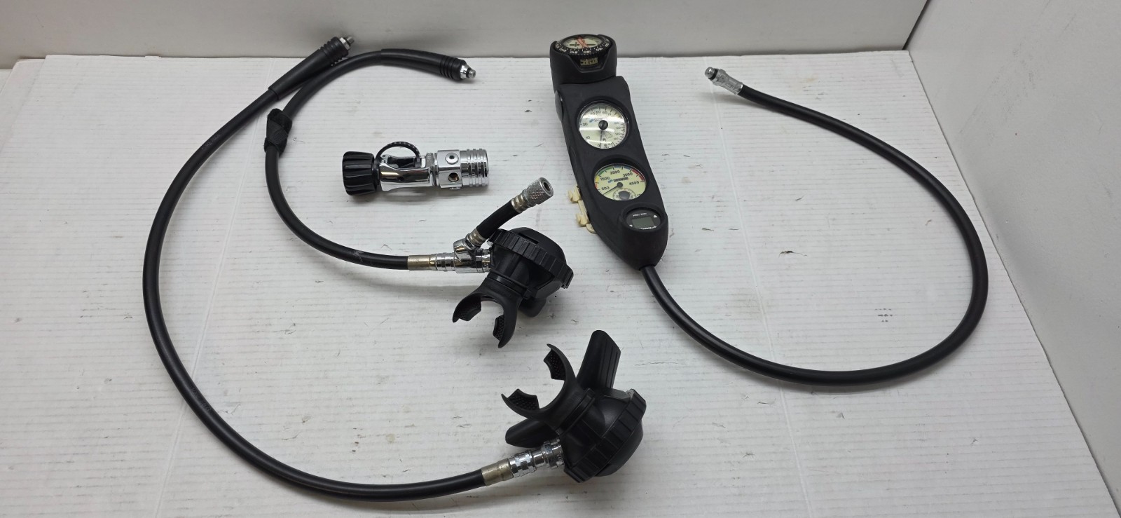 SHERWOOD 4 GAUGE CONSOLE BOOT COMPASS MAGNUM FIRST SECOND STAGE REGULATOR SCUBA