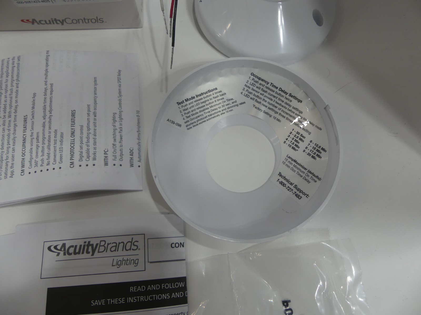 Lithonia Lighting CM 10 Sensor Switch White