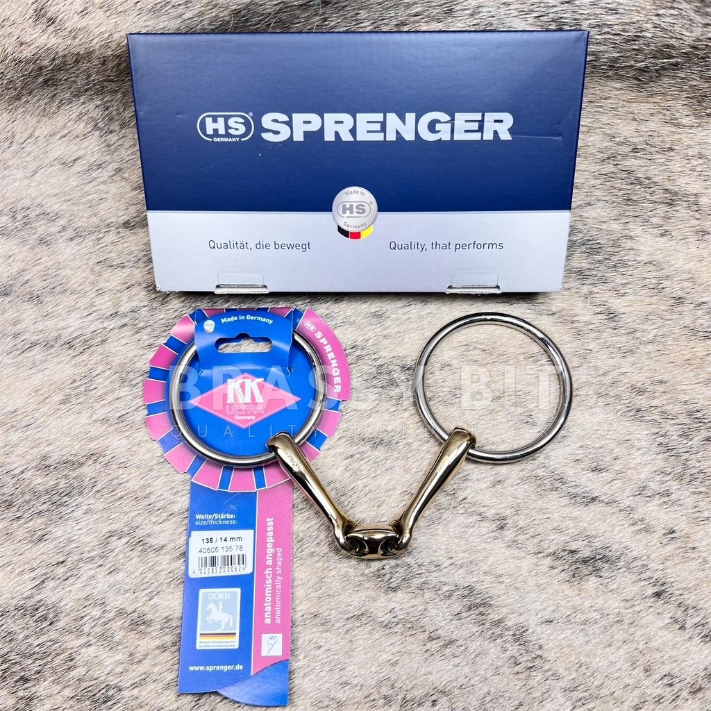 5.25" Herm Sprenger Sensogan KK Ultra Loose Ring Snaffle