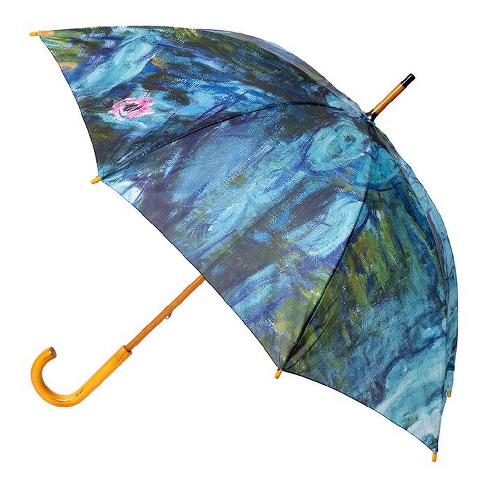 Clifton Printed Water Lilies Design Umbrella