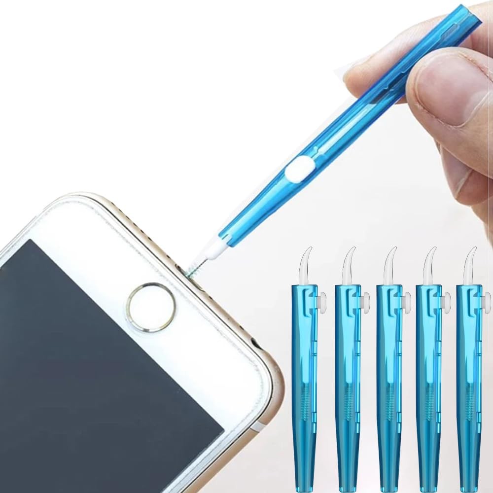 5 Pack Phone Charge Port Cleaning Tool kit, Anti-Clogging Mini Brushes Cleaner
