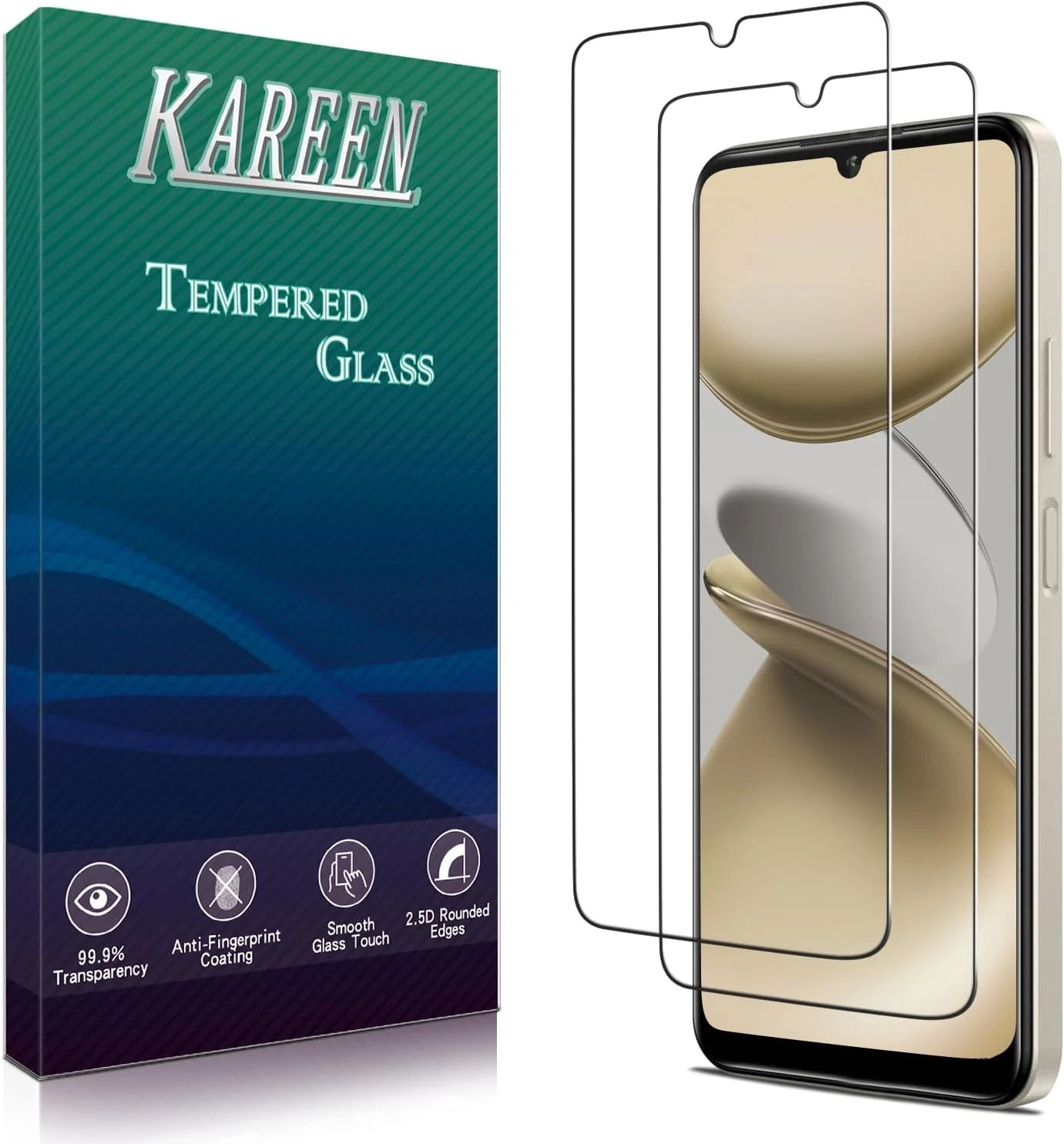 2 Pack Screen Protector for Cricket Outlast 5g (2024) / At&t Motivate Pro 5g Tem