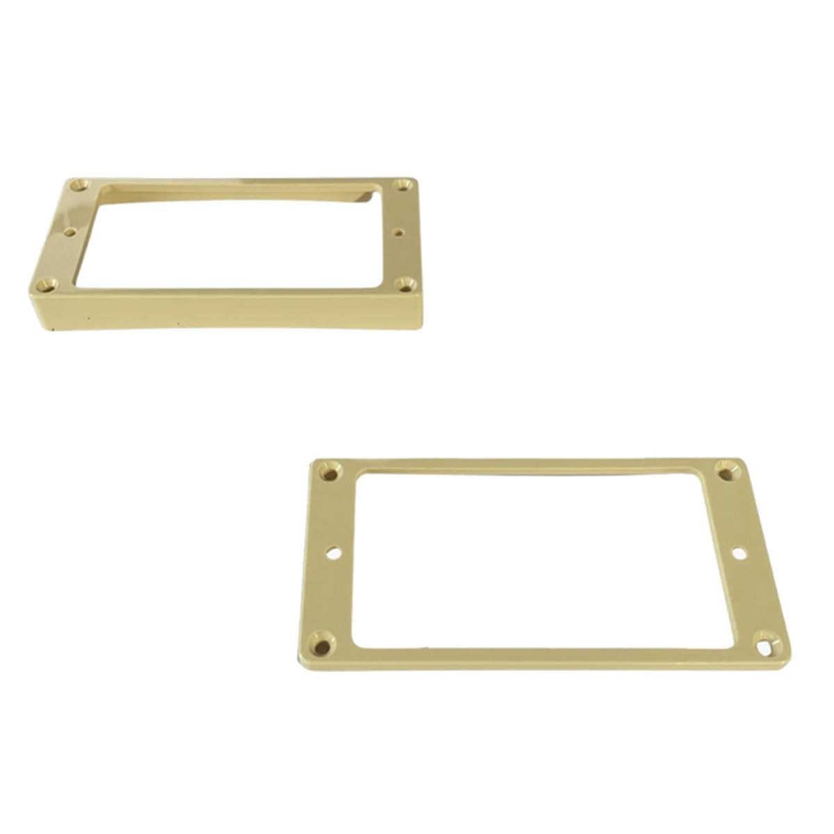 Cream Humbucking Pickup Ring Set Slanted Curved Bottom for Gibson Les Paul