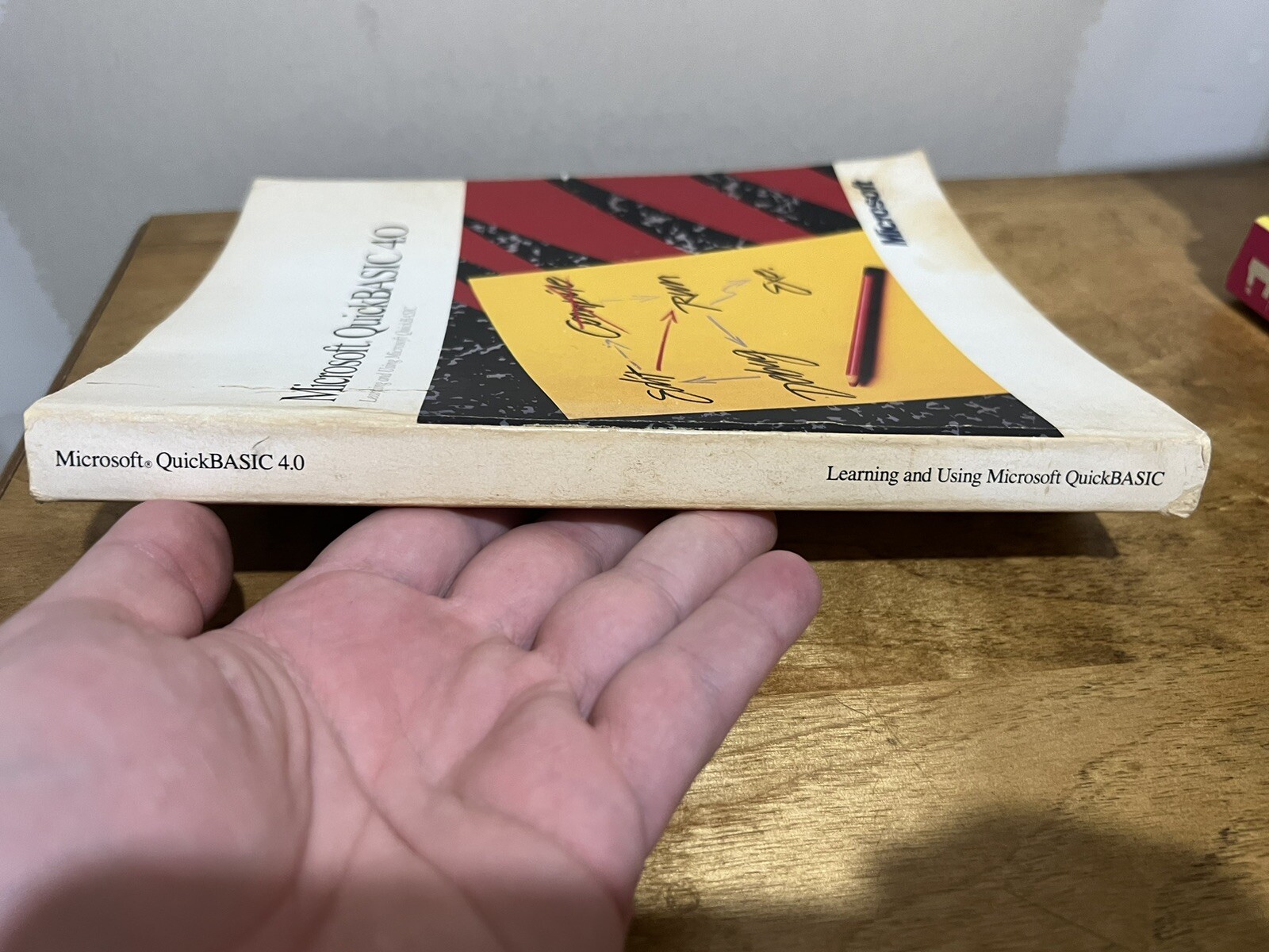 Vintage Microsoft QuickBASIC 4.0 1987 IBM PC Users Guide Book Manual