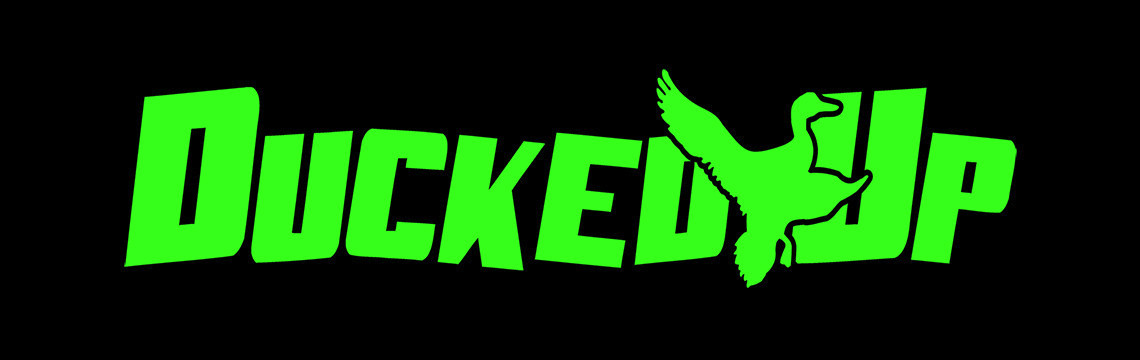 Ducked Up window decal,hunting decal,decoy,duck,hunter,decoy,call