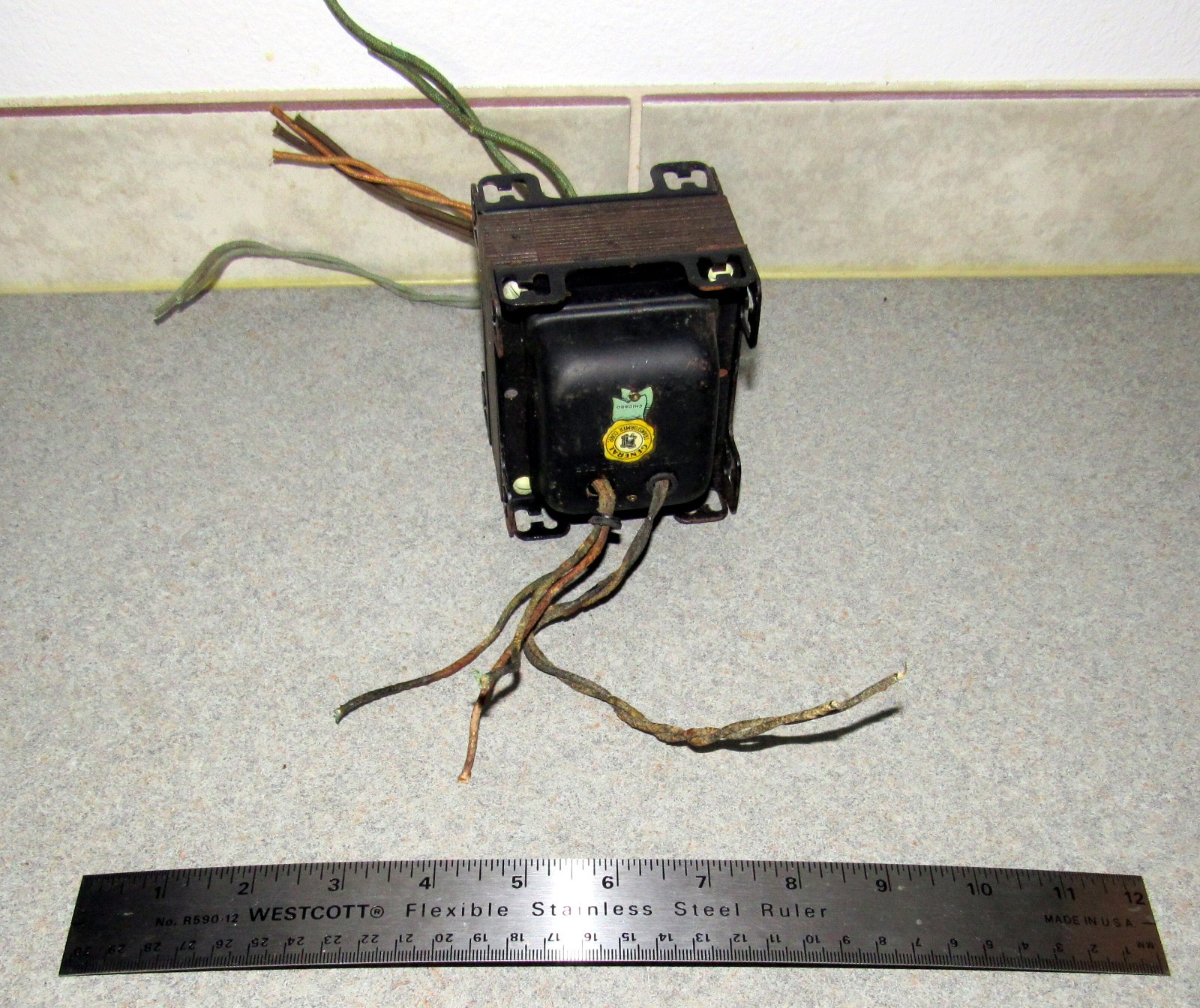 Vintage Tube Power Transformer - 700 VCT, 5, 5, 2.5, 1.5 V - Tests Functional