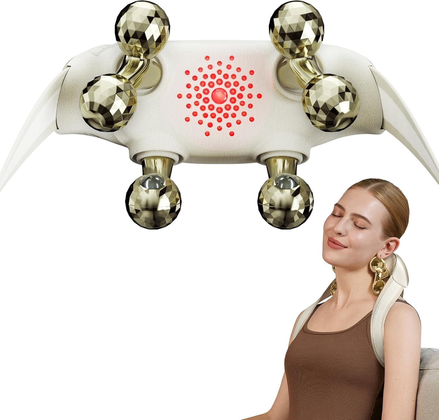 【SKG Official】H7 ULTRA E Neck Massager with Heat，for Pain Relief Deep Tissue