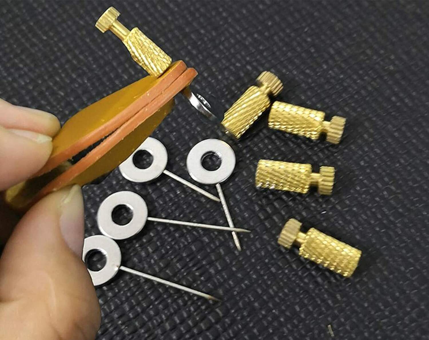 5 Sets DIY Leather Craft Hand Sewing Position Located Needle Positioning Tool