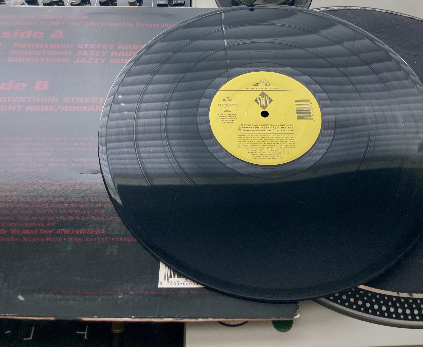 SWV – Right Here (Human Nature) OG 1993 Press 12" In Picture Cover VG+/VG+