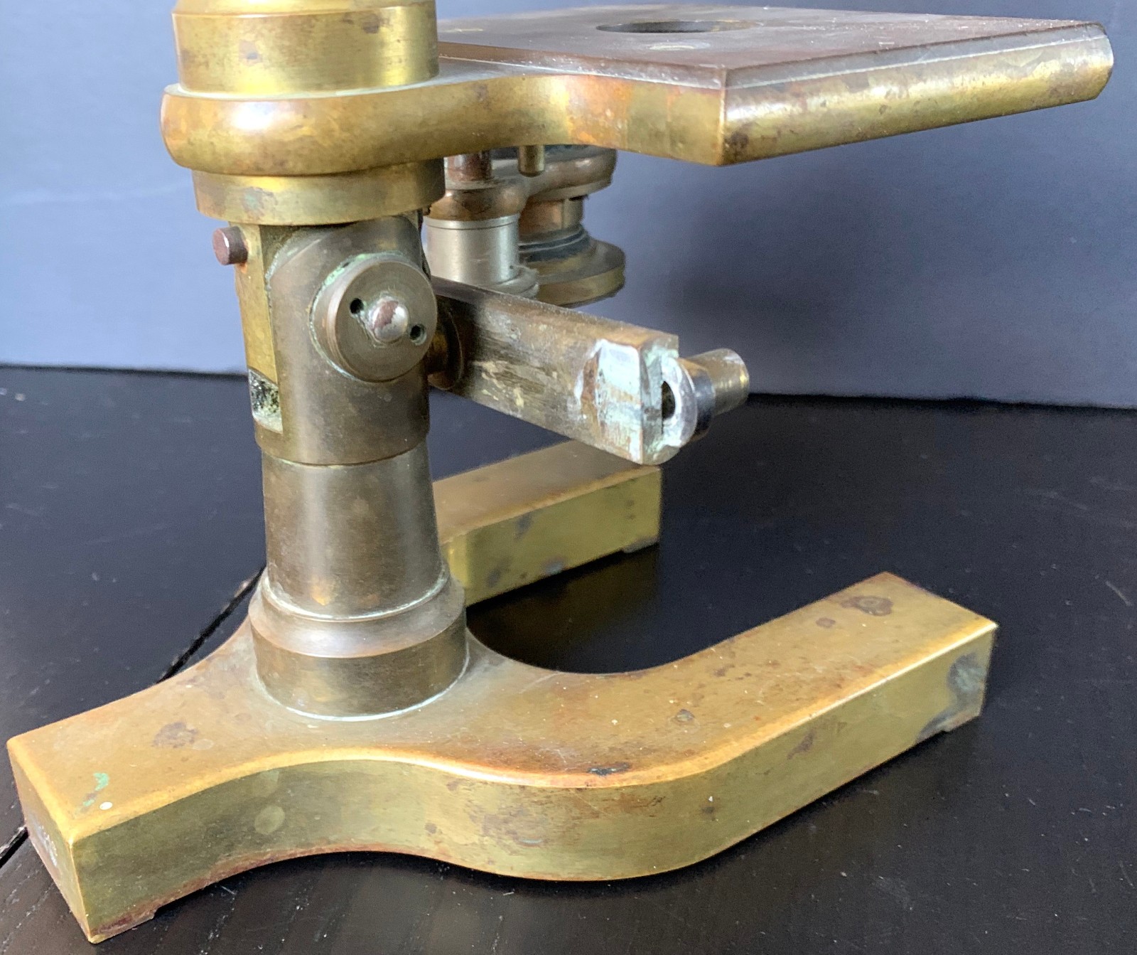 Antique Spencer Buffalo Brass Microscope As Is