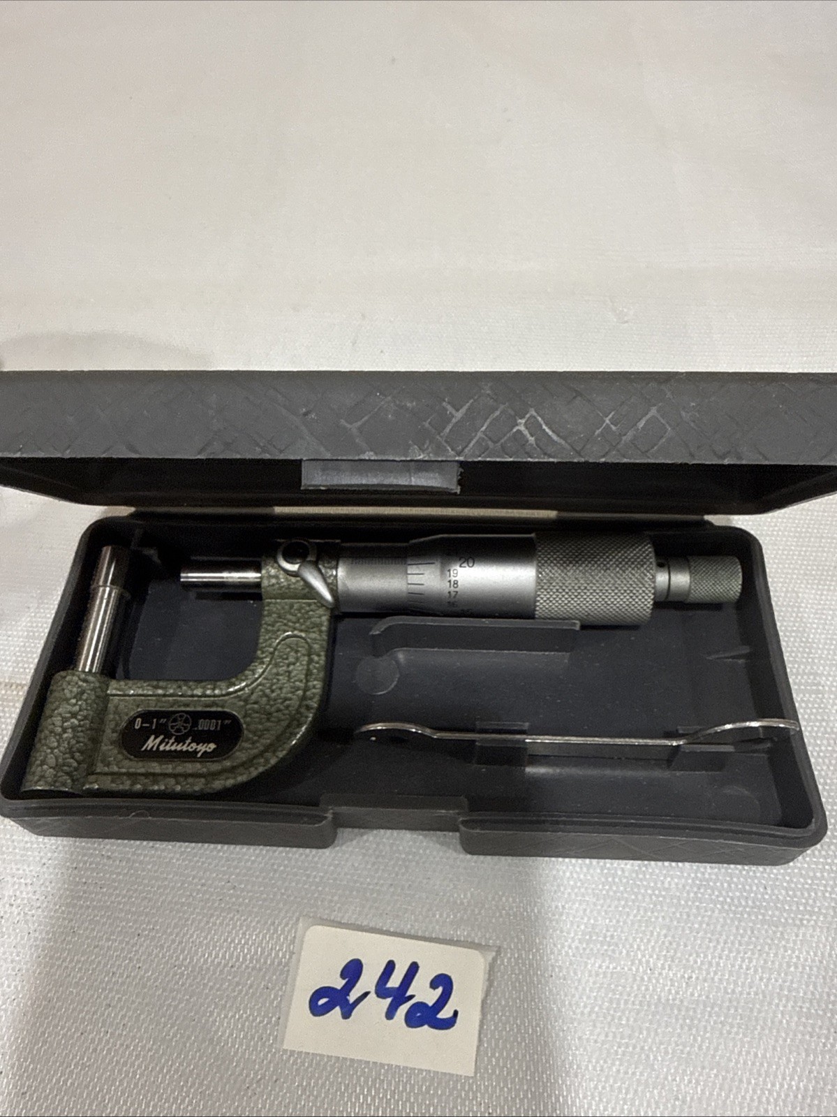 Mitutoyo 115-314 Tube Micrometer Made in Japan 0-1" .0001"