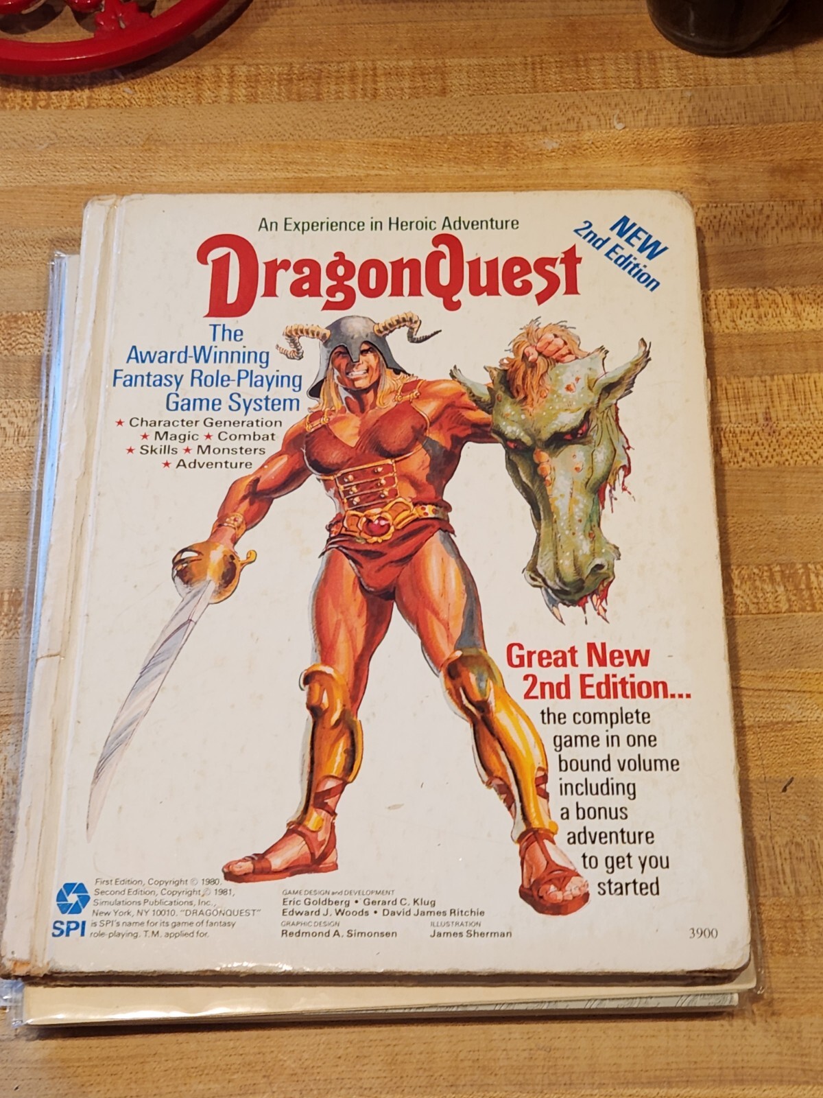 DRAGONQUEST 2nd Edition Fantasy Roleplaying System HARDCOVER ACCEPTABLE