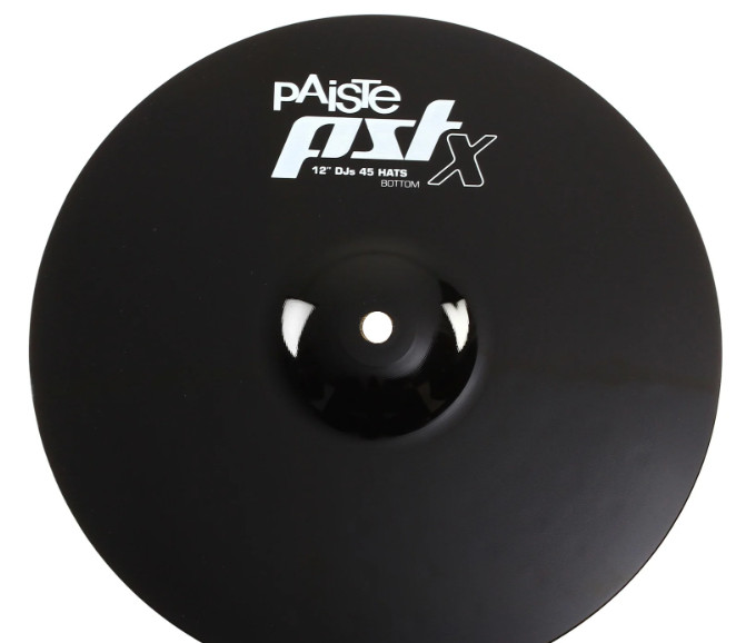 Paiste PSTX DJs 45 12" Hi Hat Cymbal Bottom/New-Warranty/Model # CY0001259212
