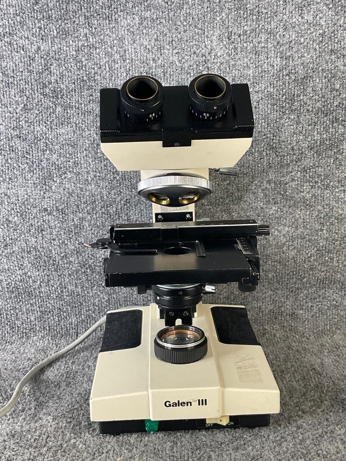 Leica Galen III Binocular Compound Microscope Professional Used