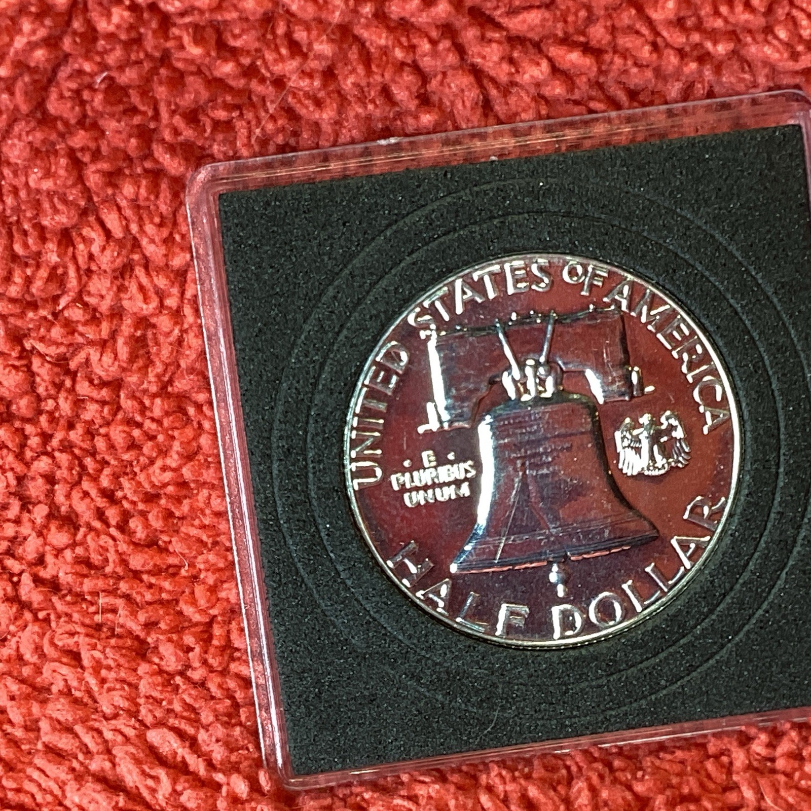 1958 FRANKLIN HALF DOLLAR PROOF QUALITY in HARDCASE