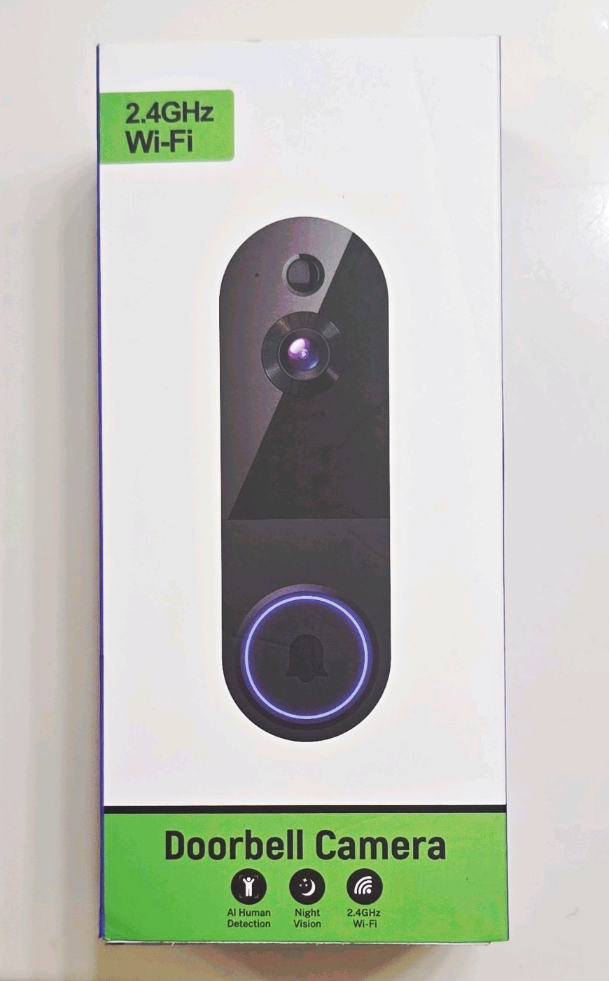 New Camtro T52 WiFi Wireless Video Doorbell Camera Night Vision Motion, Talk+USB