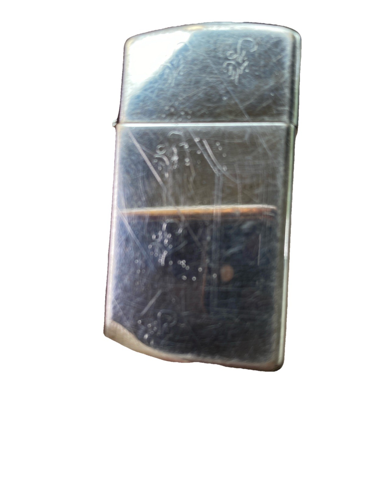 Vintage zippo slim lighter