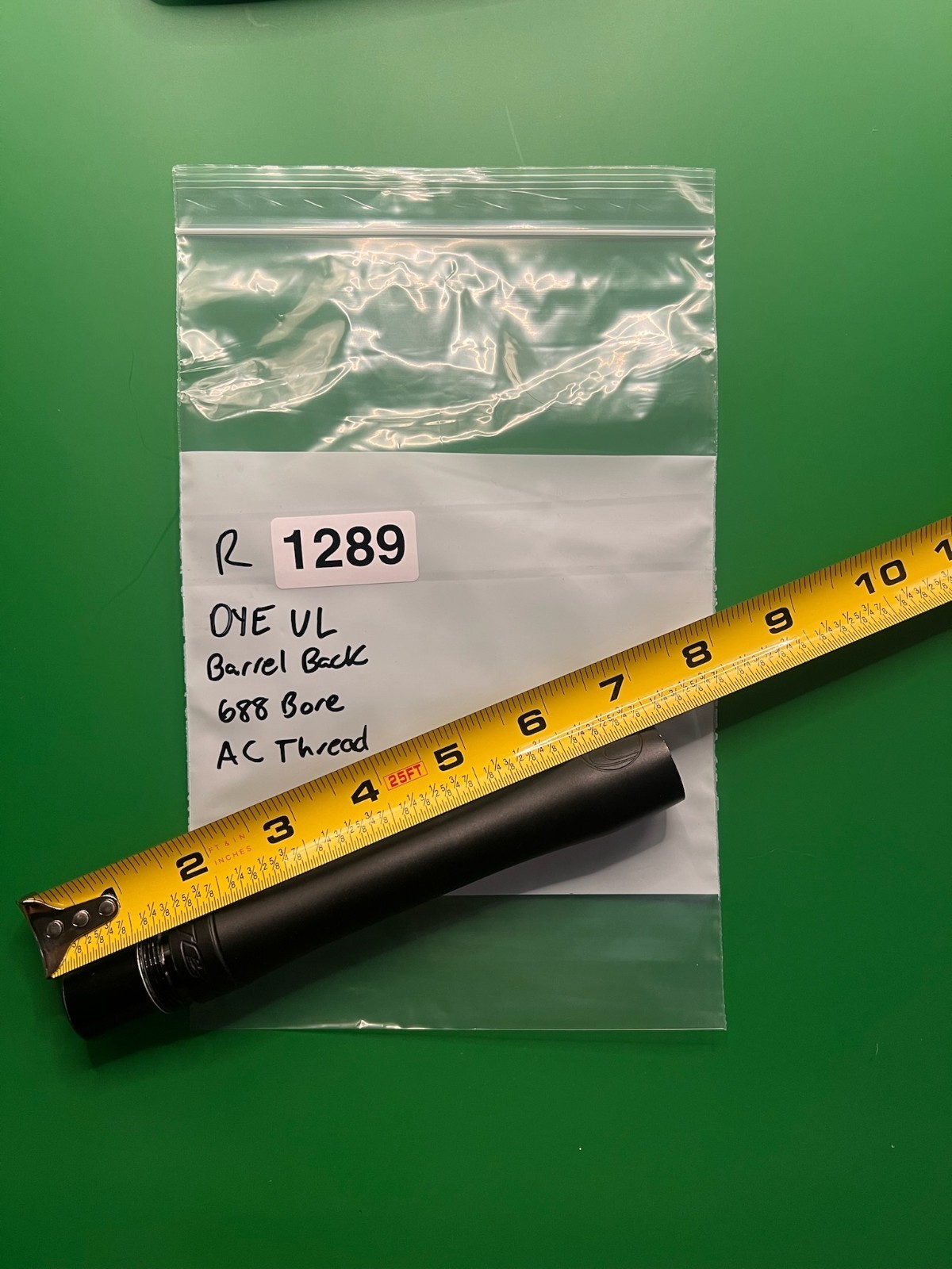 Dye UL Barrel Back 688 Bore AC Thread