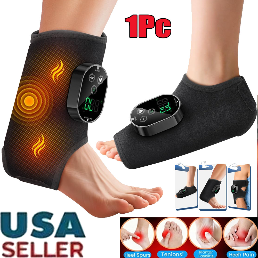 Foot Renew Triple Method Massager Heat Vibration for Heel Arch Ankle Neuropathy