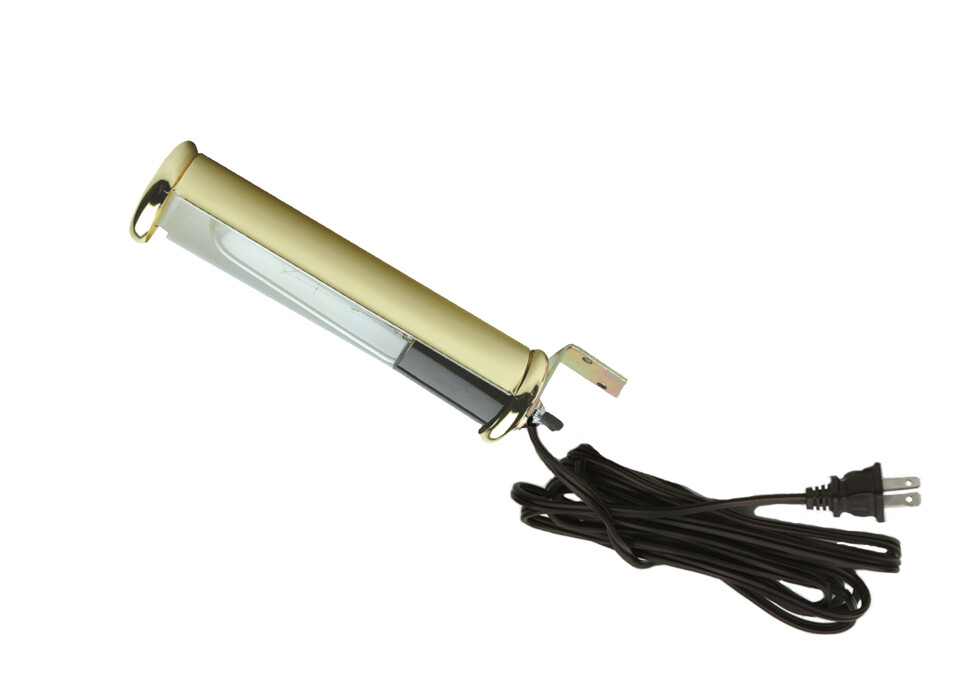 Curio Cabinet Light - 25 Watt Lamps Included, Polished Brass (3000-0051)