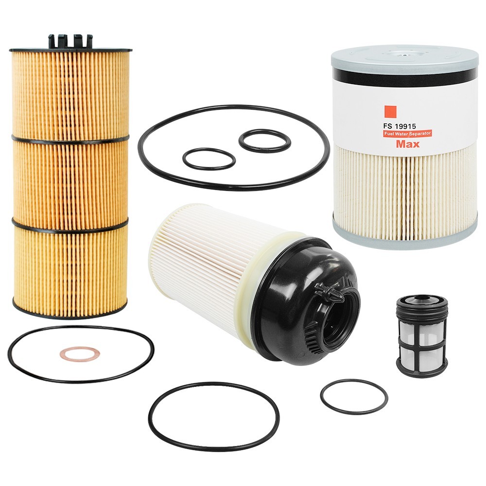 Oil & Fuel Filter Kit For Freightliner DD13 DD15 DD16 PF9908 FS19915 P551005