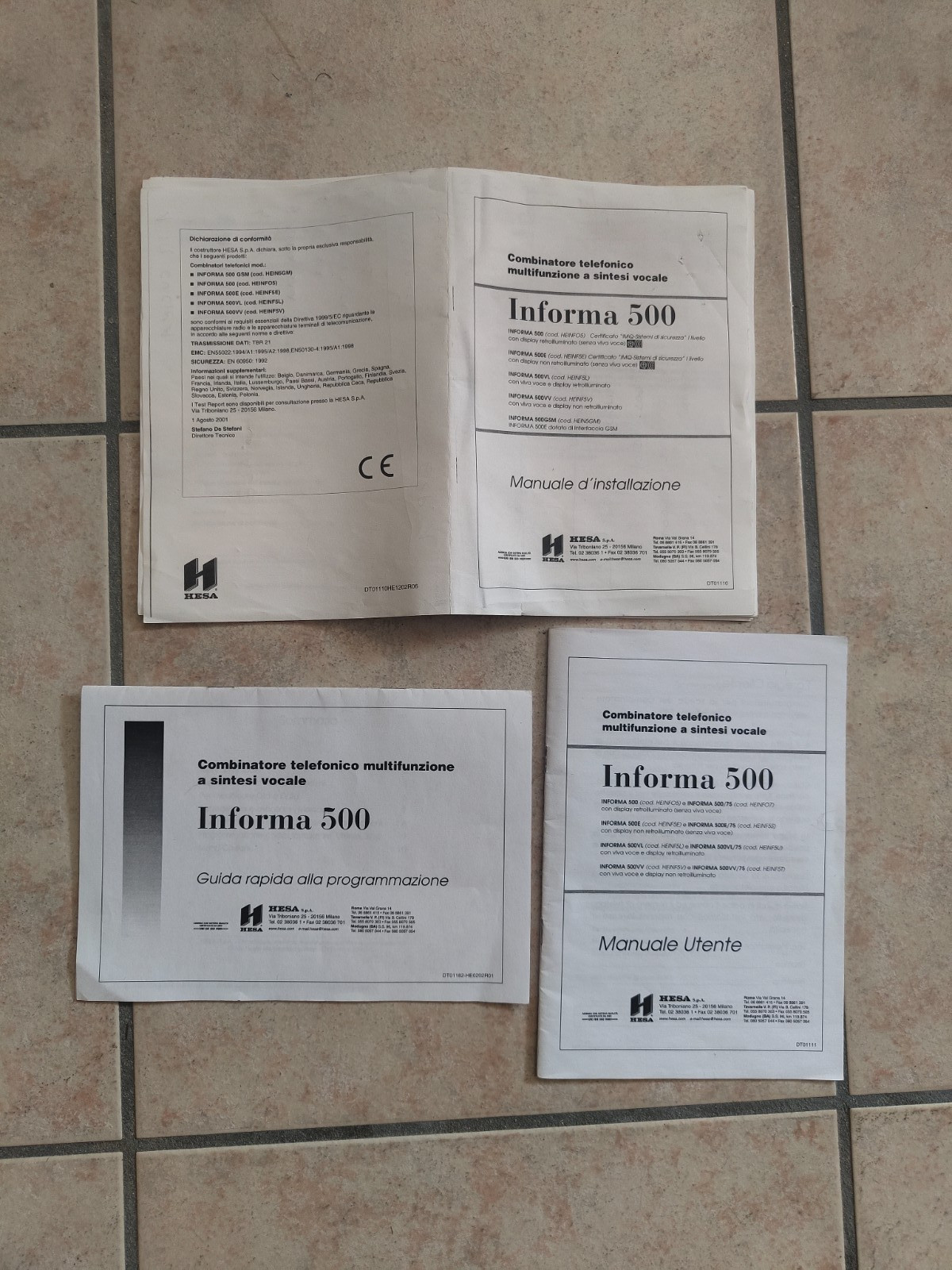 hesa informa 500 phone handset