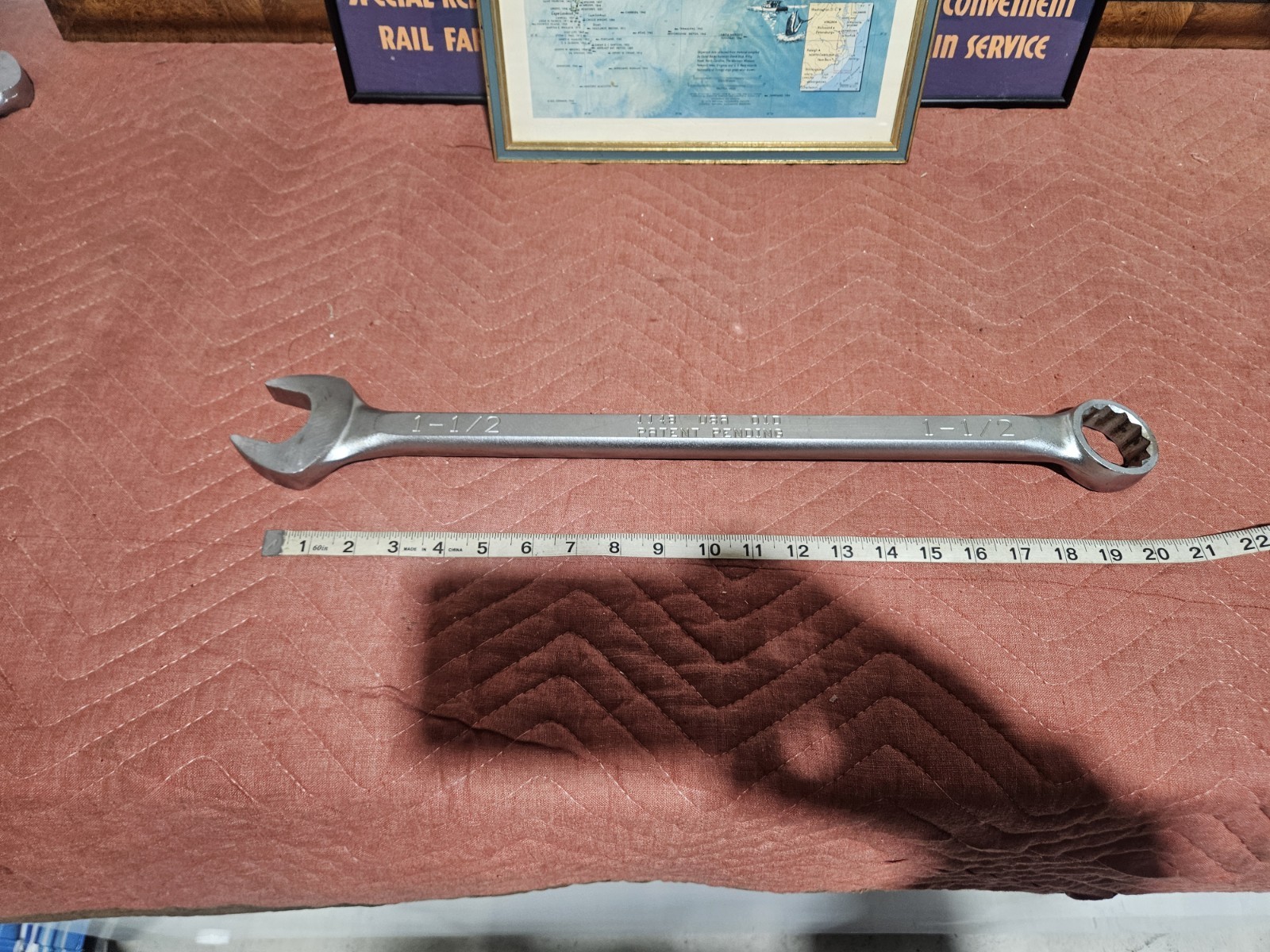 Wright Tool 1148 Combination Wrench WRIGHTGRIP 2.0 12 Point Satin 1-1/2"