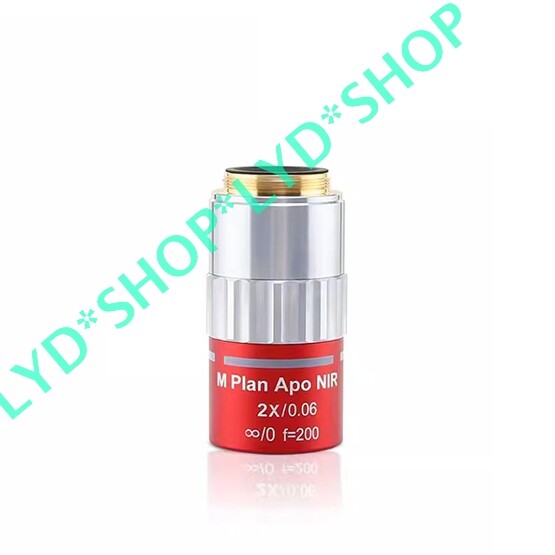 1pc New M Plan Apo NIR 2x/0.06 ∞/0 f=200 Objective Lens OEM Substitute