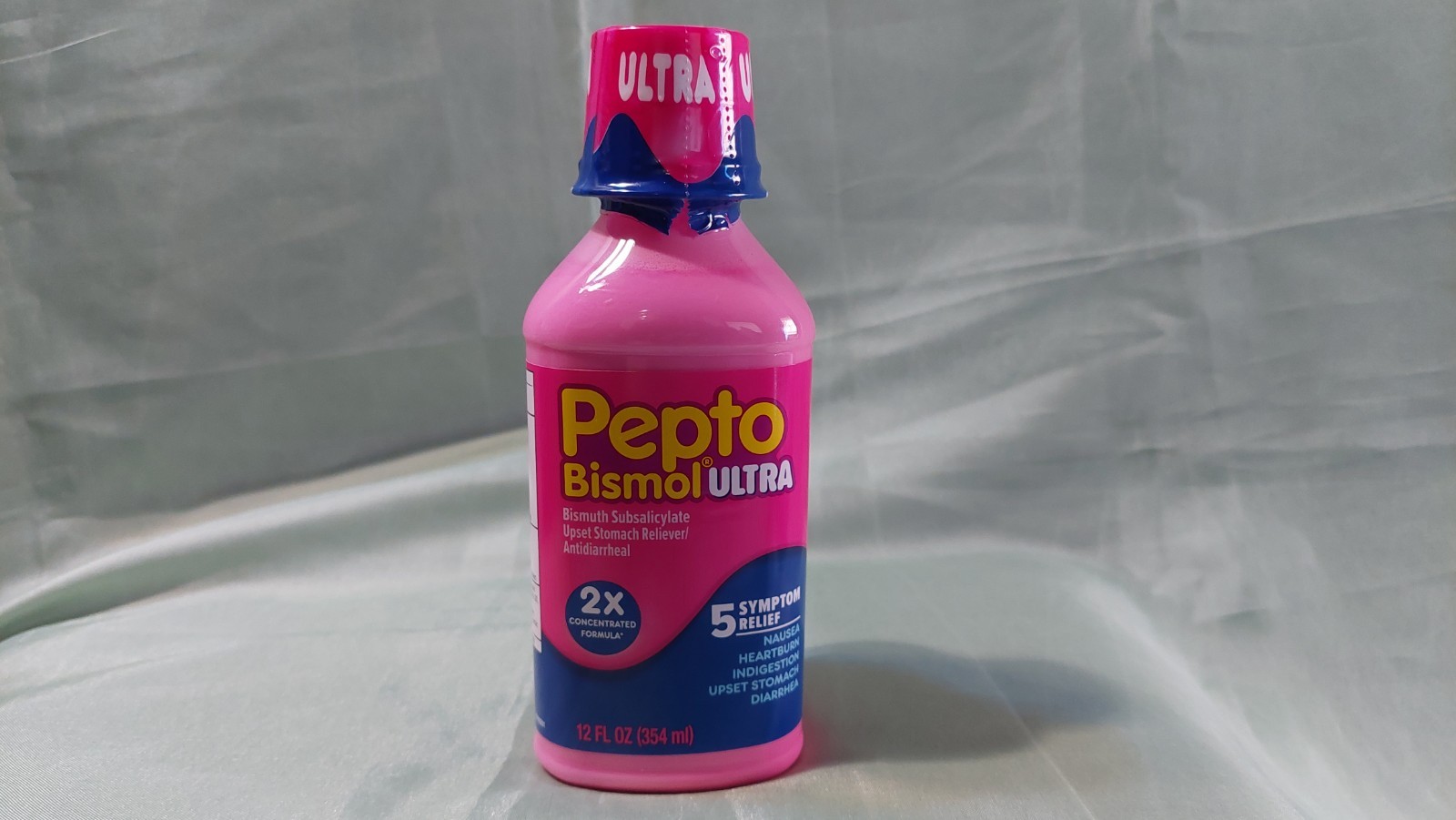 Pepto-Bismol Ultra 2X Concentrated Liquid 12oz Bismuth Nausea Relief