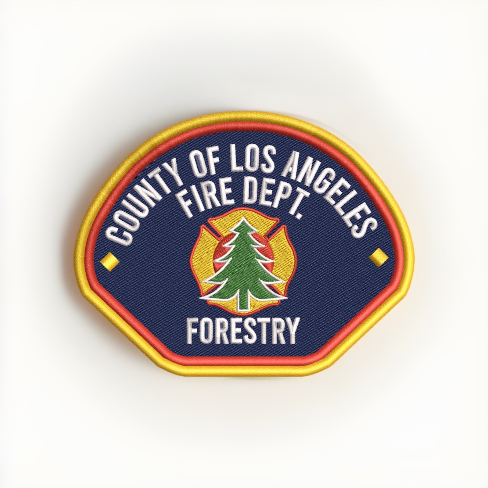 Los Angeles County Fire Department Forestry Patch-New Design