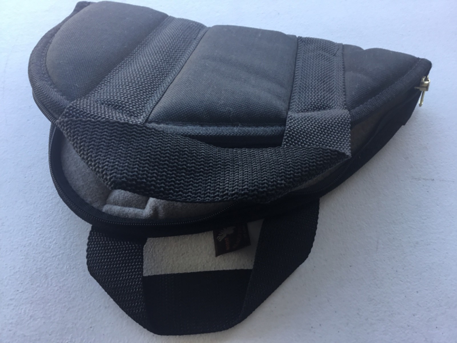 Vintage Brauer Bros. “Moose Brand” Pistol Rug – Black Canvas Handgun Case w/ YKK