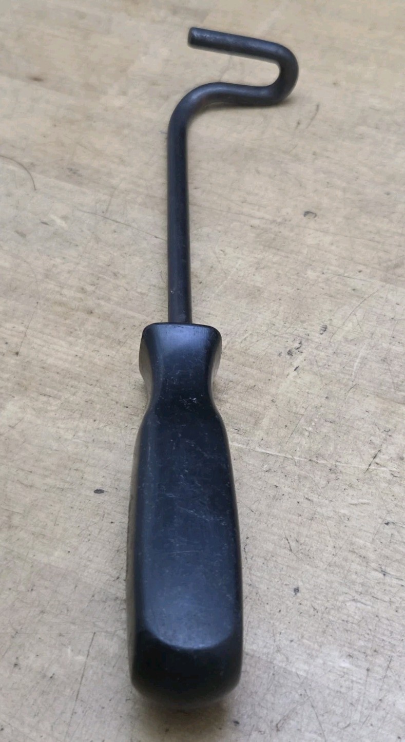 Vintage Snap On B1359A - Black Hard Handle Brake Spring Retainer Spring Tool