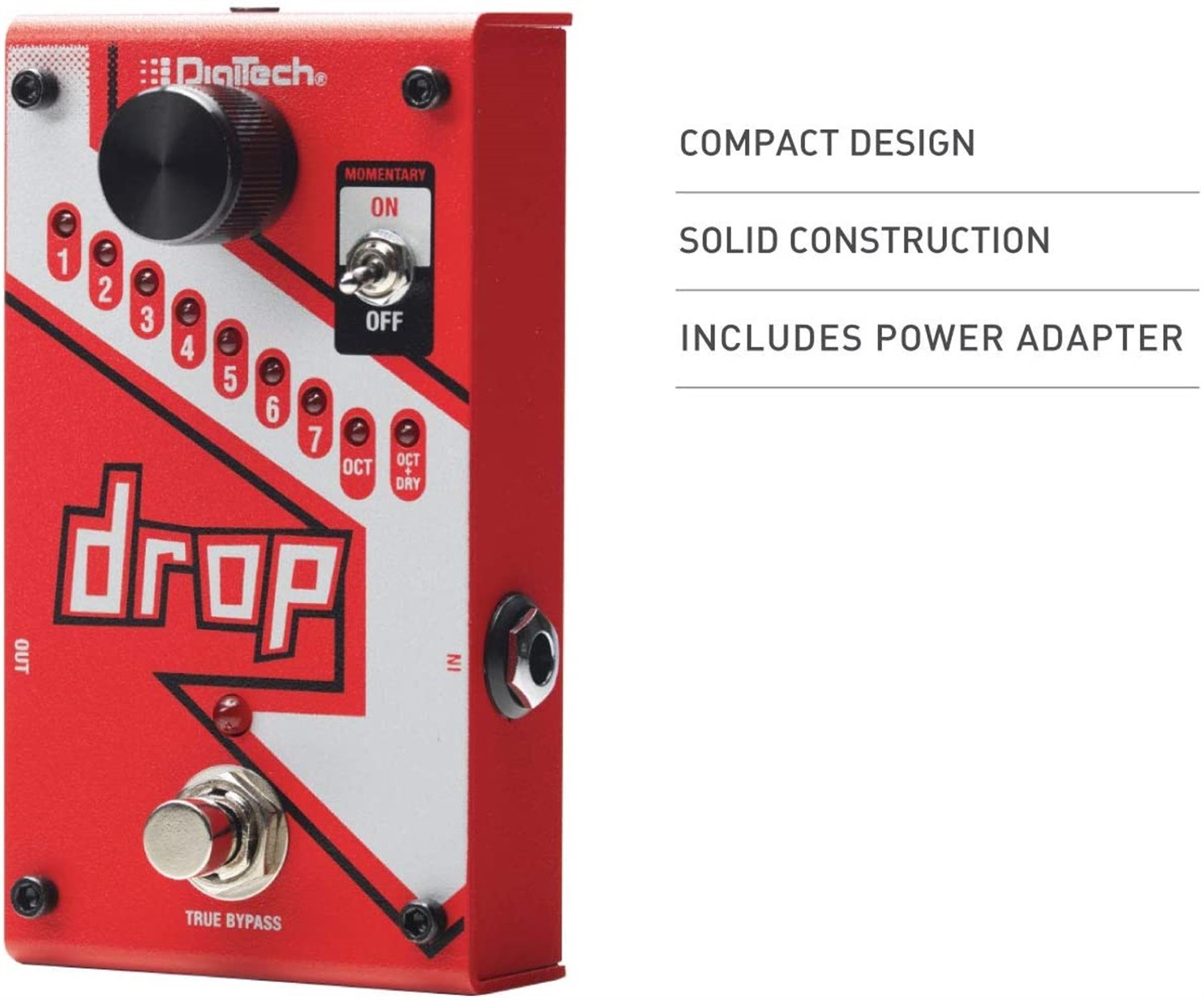 Digitech DROP Compact Polyphonic Drop Tune Pitch-Shifter