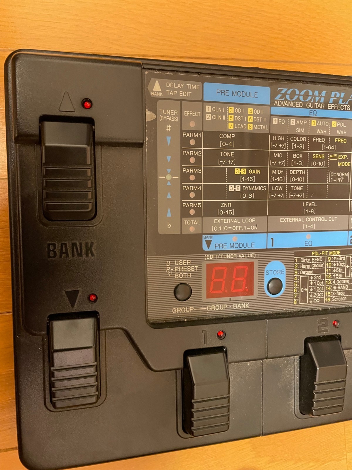 ZOOM Player Pro 4040 Guitar Multi Effect Pedal japan