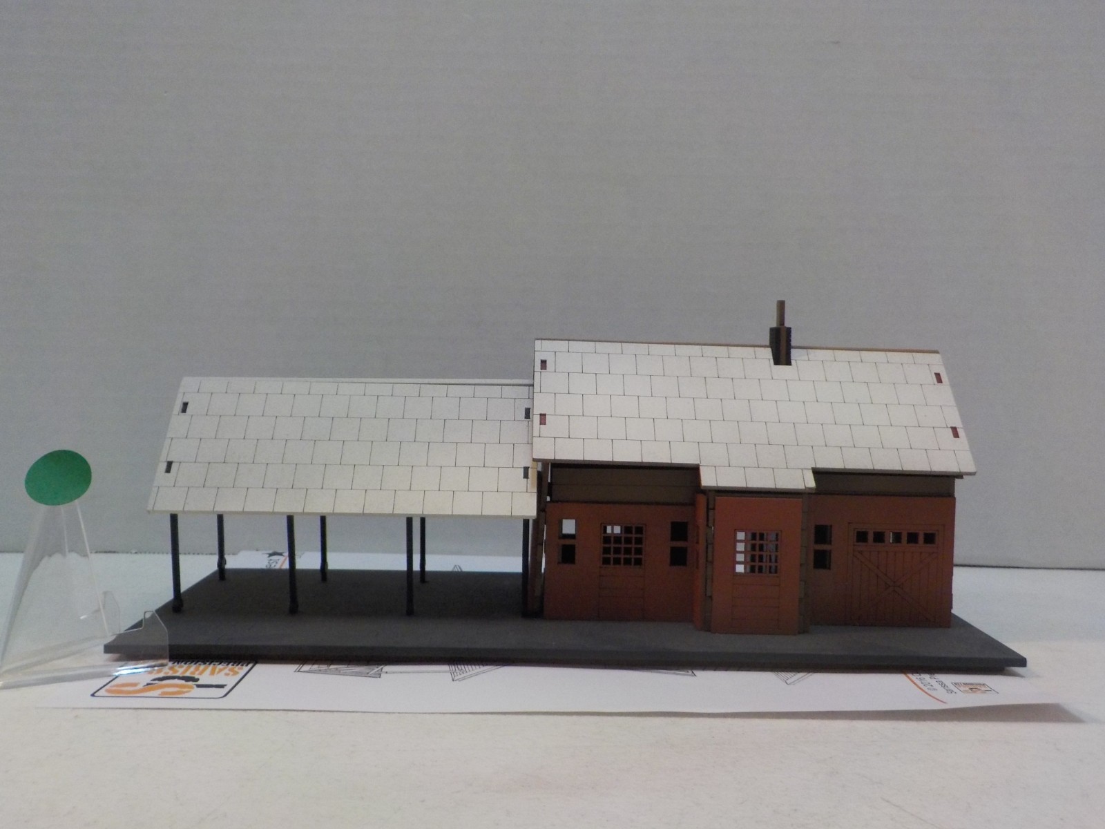 G414 Dead Man's Hand MDF 28mm Scenery Terrain Sarissa Railroad Station