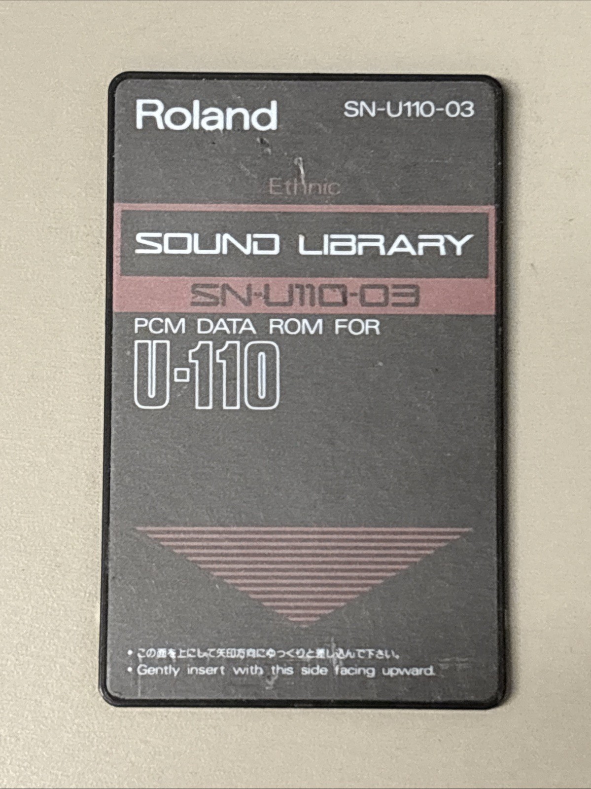 ROLAND SN-U110-03 ETHNIC ROM Card for U-110 / 20 / 220