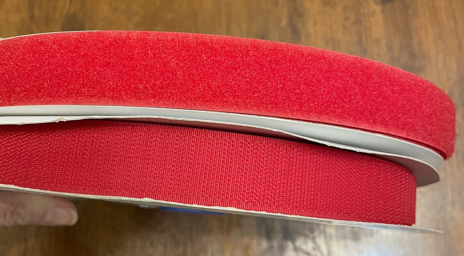 Hook and Loop Sew On Single Sided 25 Yards x 1 inch each Red NON Adhesive 75 ft