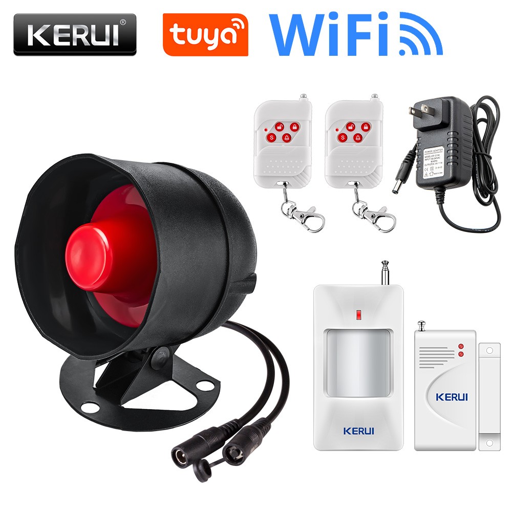 KERUI Alarm Standalone Home Security System Garage Detect Anti-theft Loud Alert