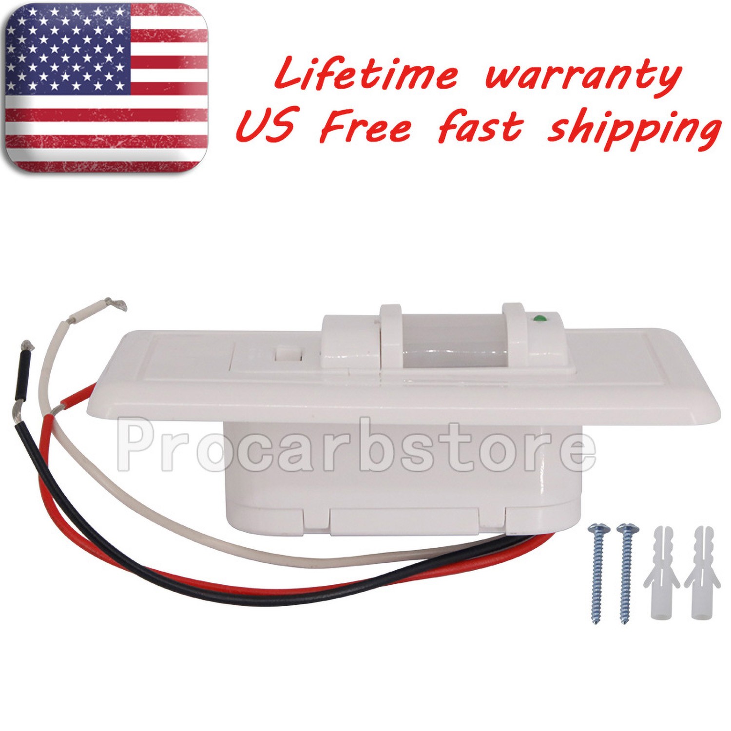 New Auto On/Off Sensor Switch Motion Infrared Occupancy Vacancy Wall Light Lamp
