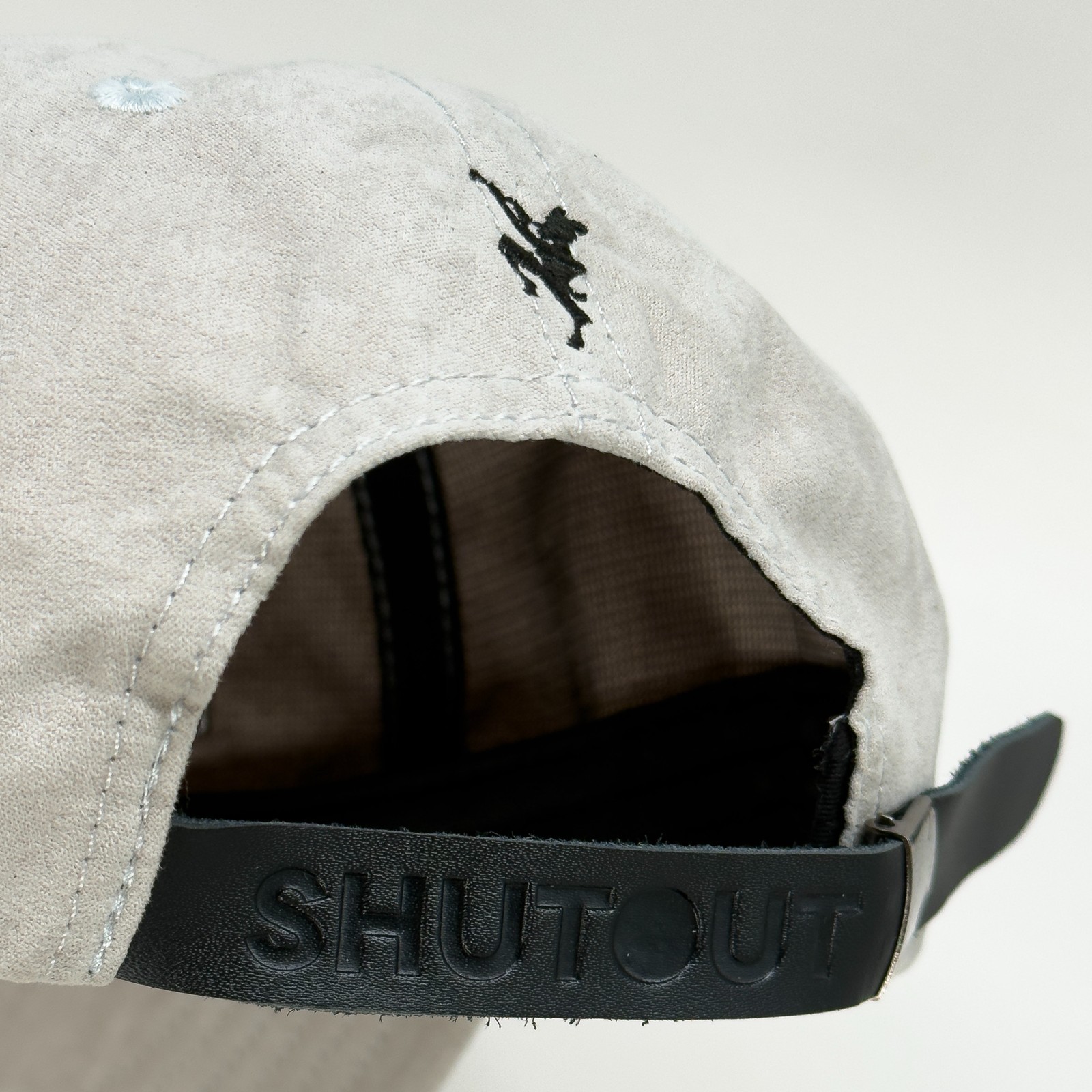 Chateau Marmont Faux Suede Dad Hat by Shutout Clothing – Neutral LA Streetwear H