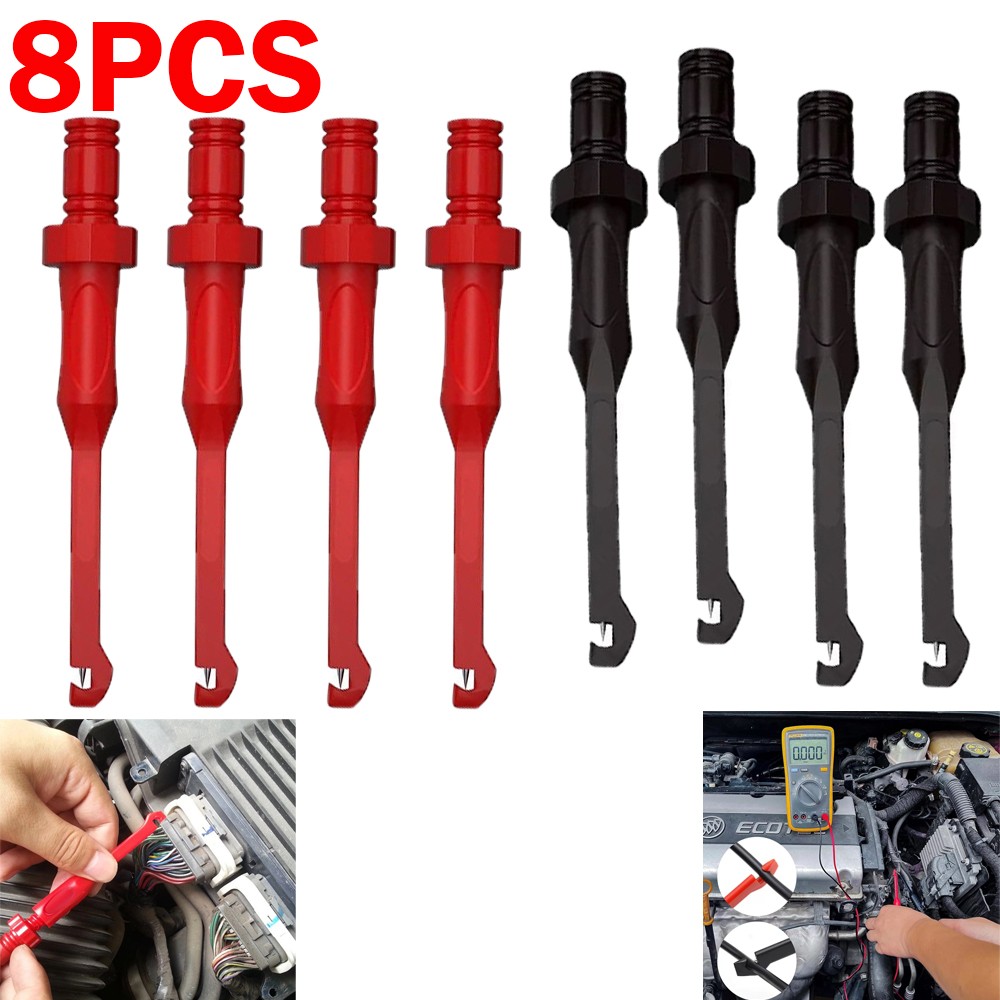 8X Electronic Wire Piercing Probe Clip Tester Tool for Automotive Diagnostic