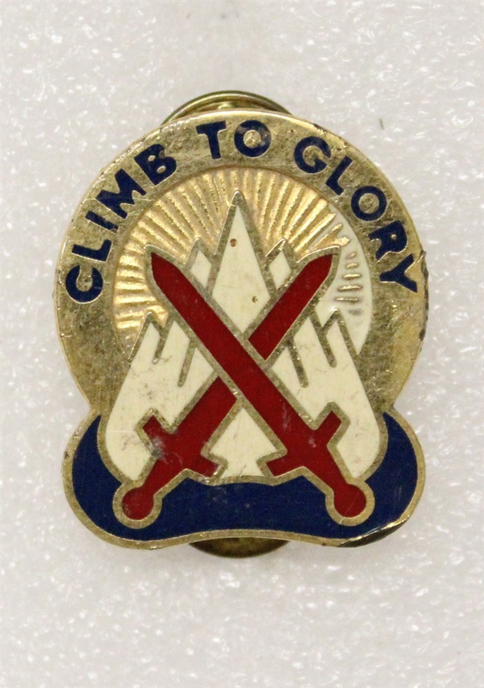 U.S. Army DI Pin: 10th Mountain Division NCBU - c/b, S38