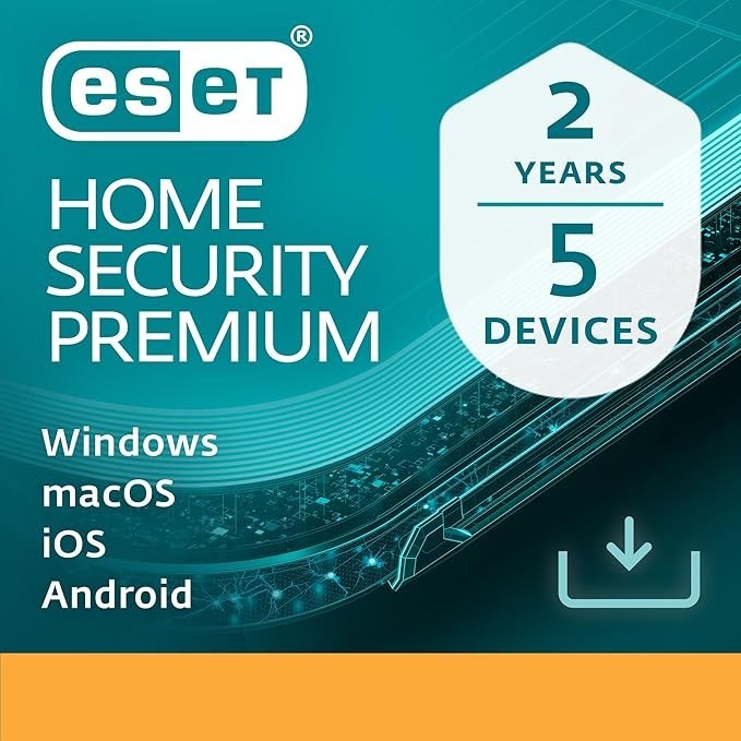 ESET HOME Security Premium 2026 5 Devices 2 Year Activation Code Email