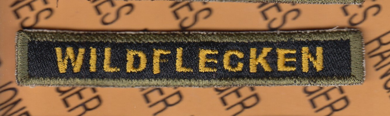 US Army 3rd Armored Division WILDFLECKEN Germany Armor Tank tab ~4" patch c/e