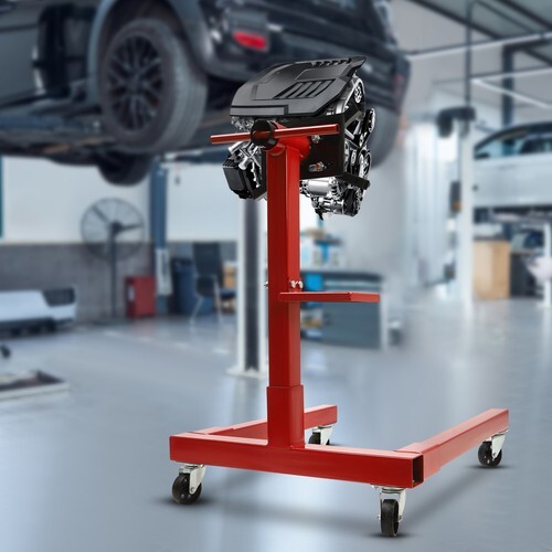 2000 LBS Folding Engine Stand Vehicle Engine Block Stand 360 Degree Head