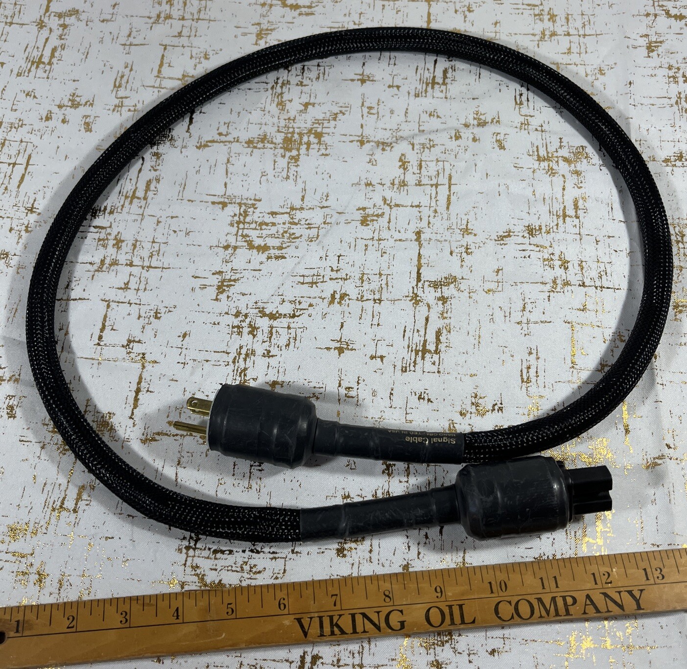 Hospital Grade Power Cable Custom Thick Handcrafted 50” Audiophile Rare VTG