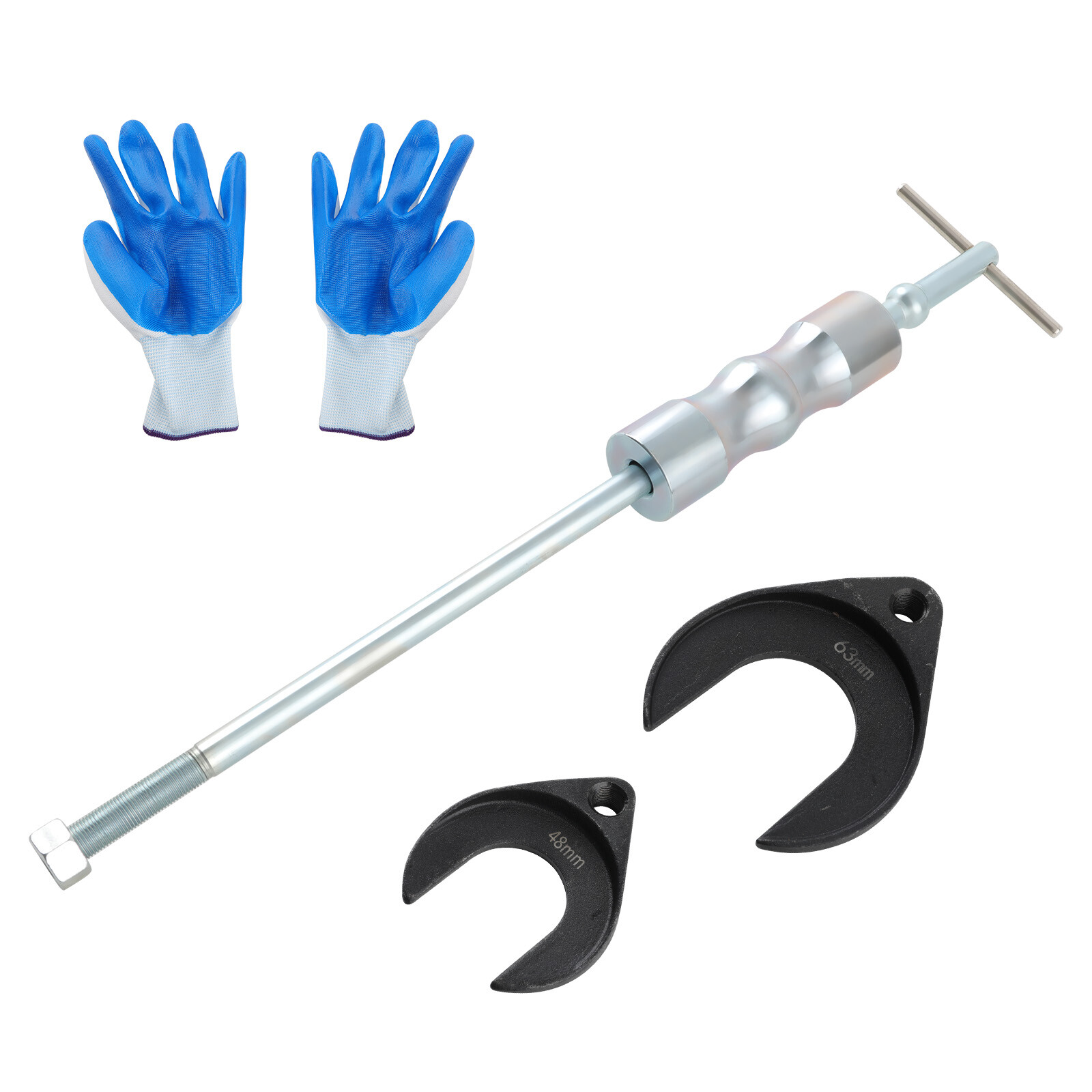 Inner CV Axle Puller Removal Tool with 5/8"-18 Slide Hammer & Adapter 63mm 48mm