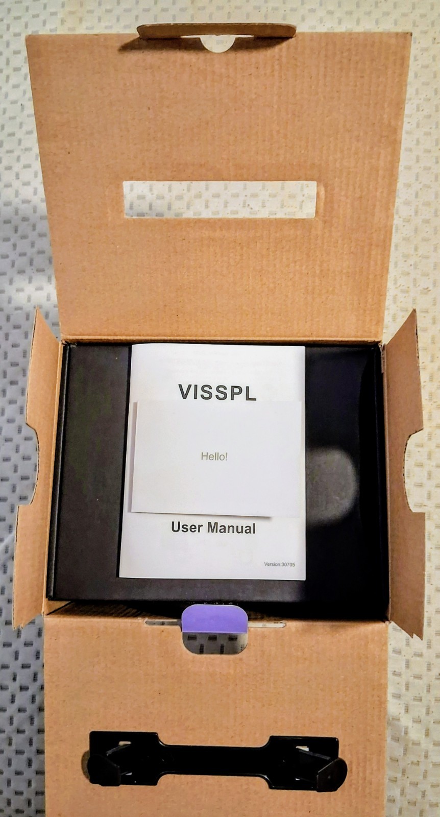 VISSPL Home Theater 1080 Projector Model V16 New Open Box Prjct Screen Included