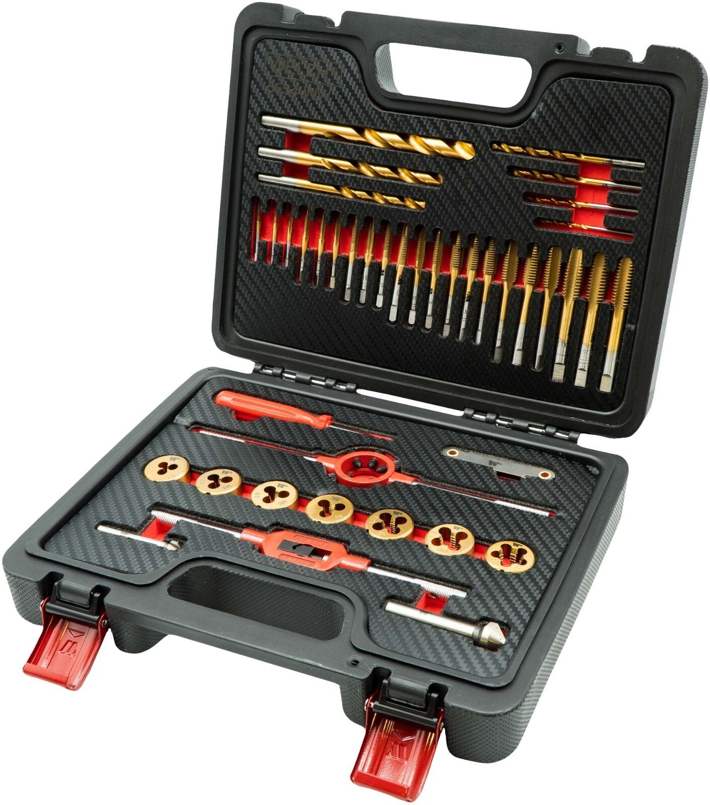 Welzh Werkzeug TITANIUM Tap And Die Set 41 Piece Metric M3-M12 5534-WW