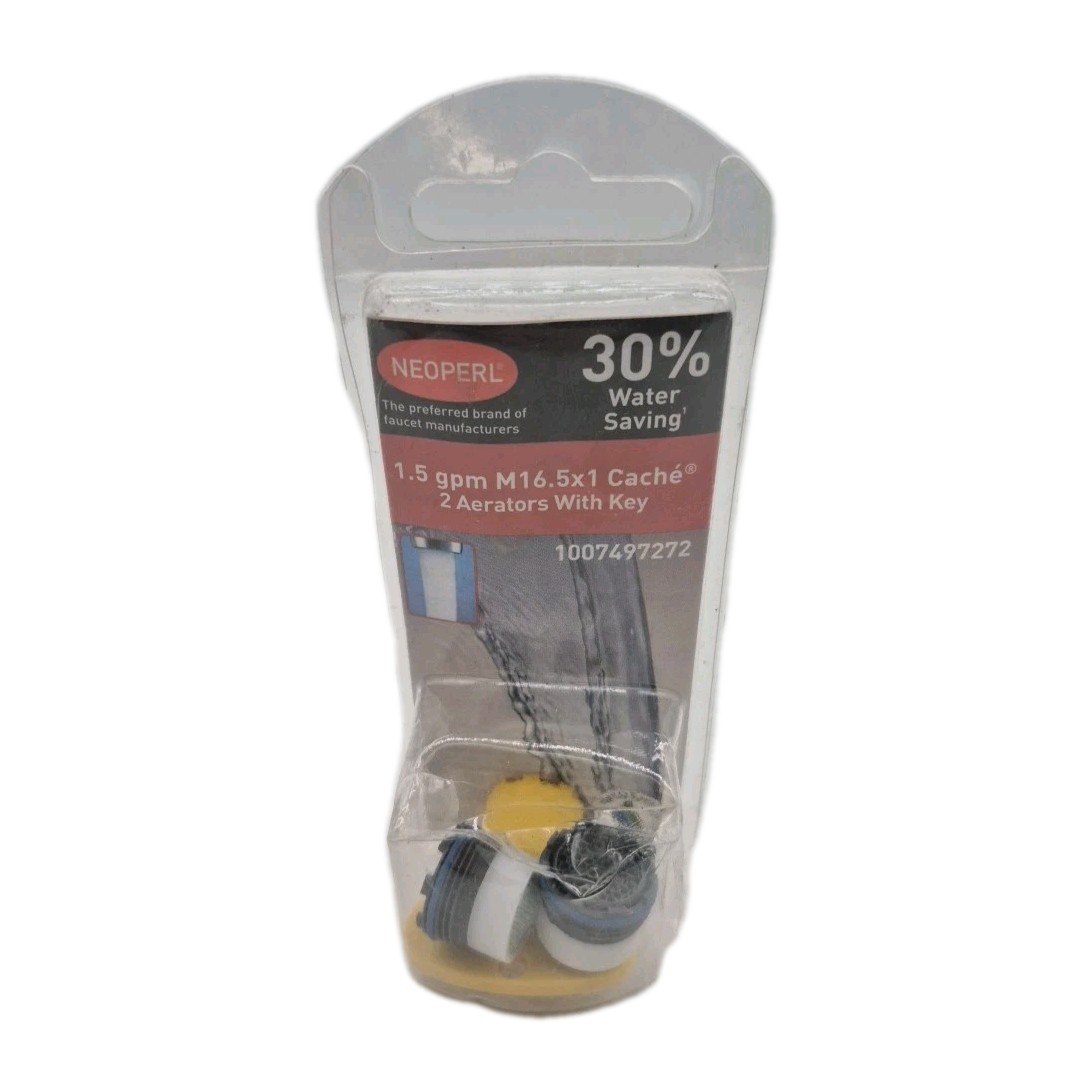 Neoperl Cache Water Saving Aerator w Key Gray 16.5" x 1" 1007497272 Genuine OEM